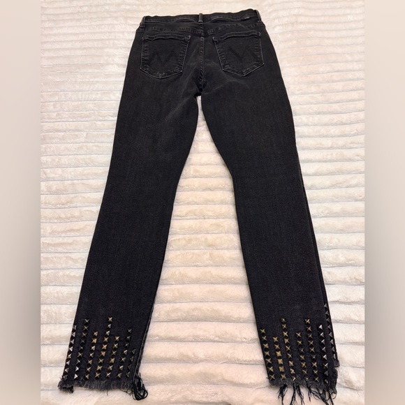 MOTHER The Stunner Zip Ankle Step Fray in Wrong Side of the Track, sz 27 - Picture 7 of 15